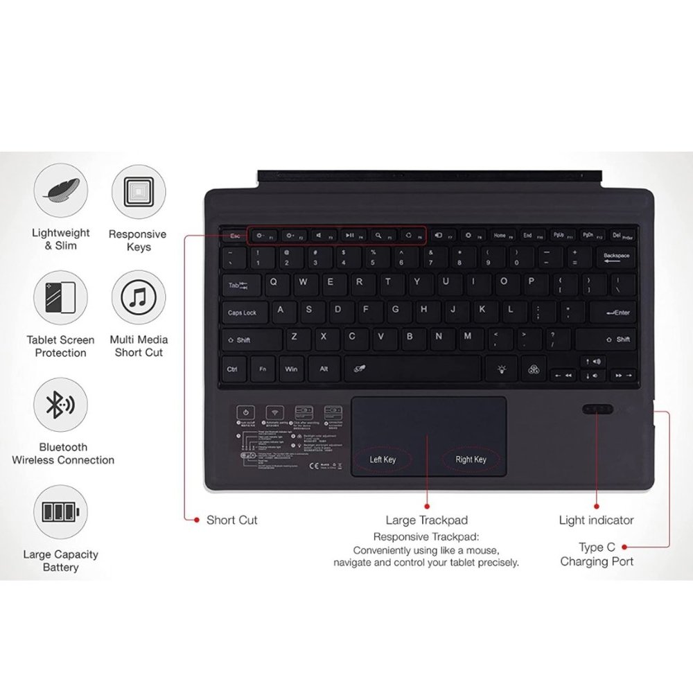 Microsoft Surface Pro 7/6/5/4 Keyboard replacement